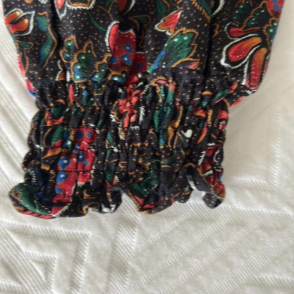 Farm Rio for Anthropologie Giuliano Wide leg Jumpsuit S - Picture 7 of 12